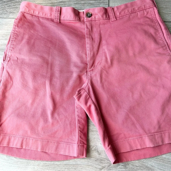 J.CREW Mercantile Flex Chino Shorts Pink 7" Inseam Above  Knee Preppy - Picture 3 of 13